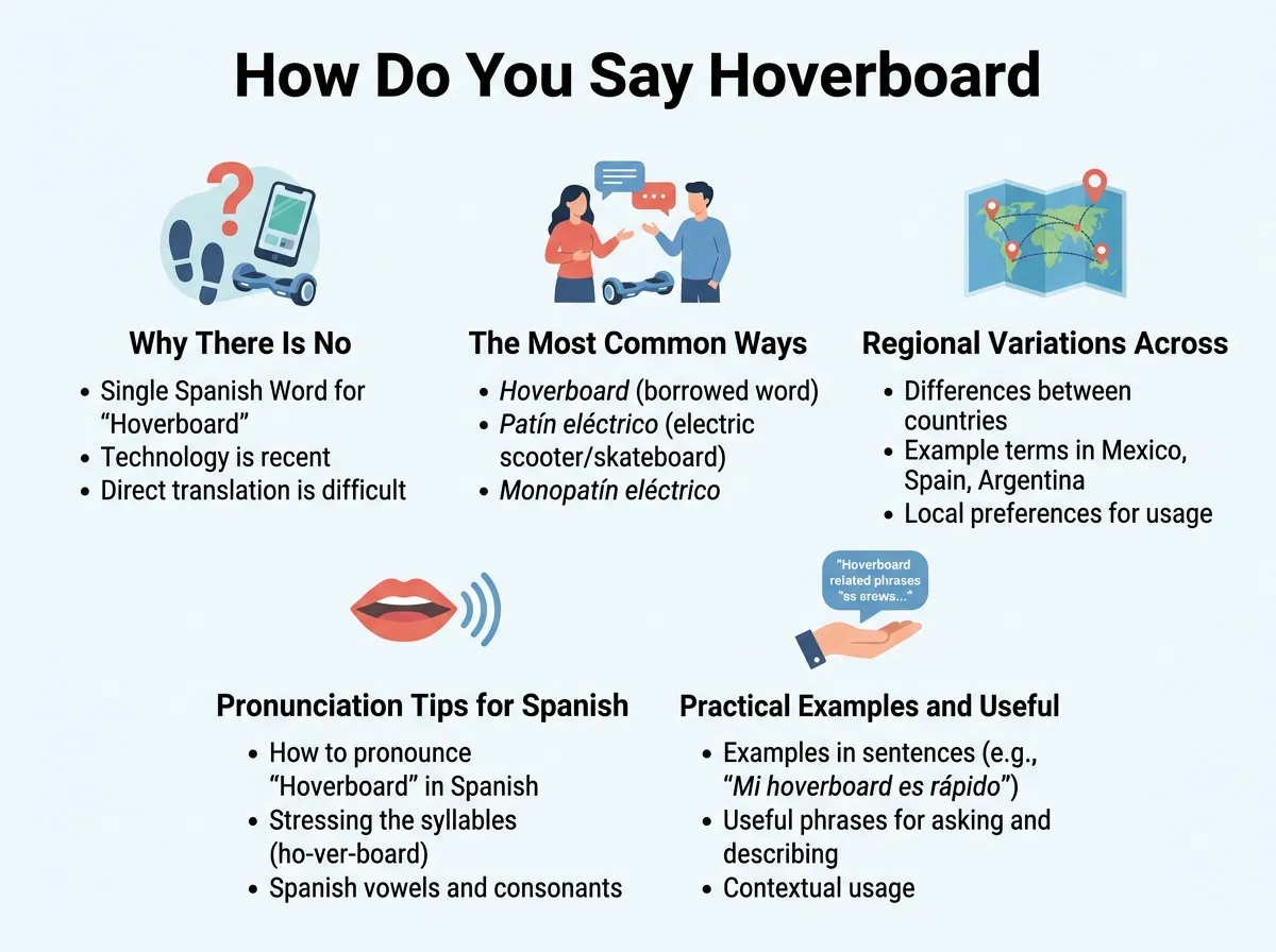How Do You Say Hoverboard in Spanish?