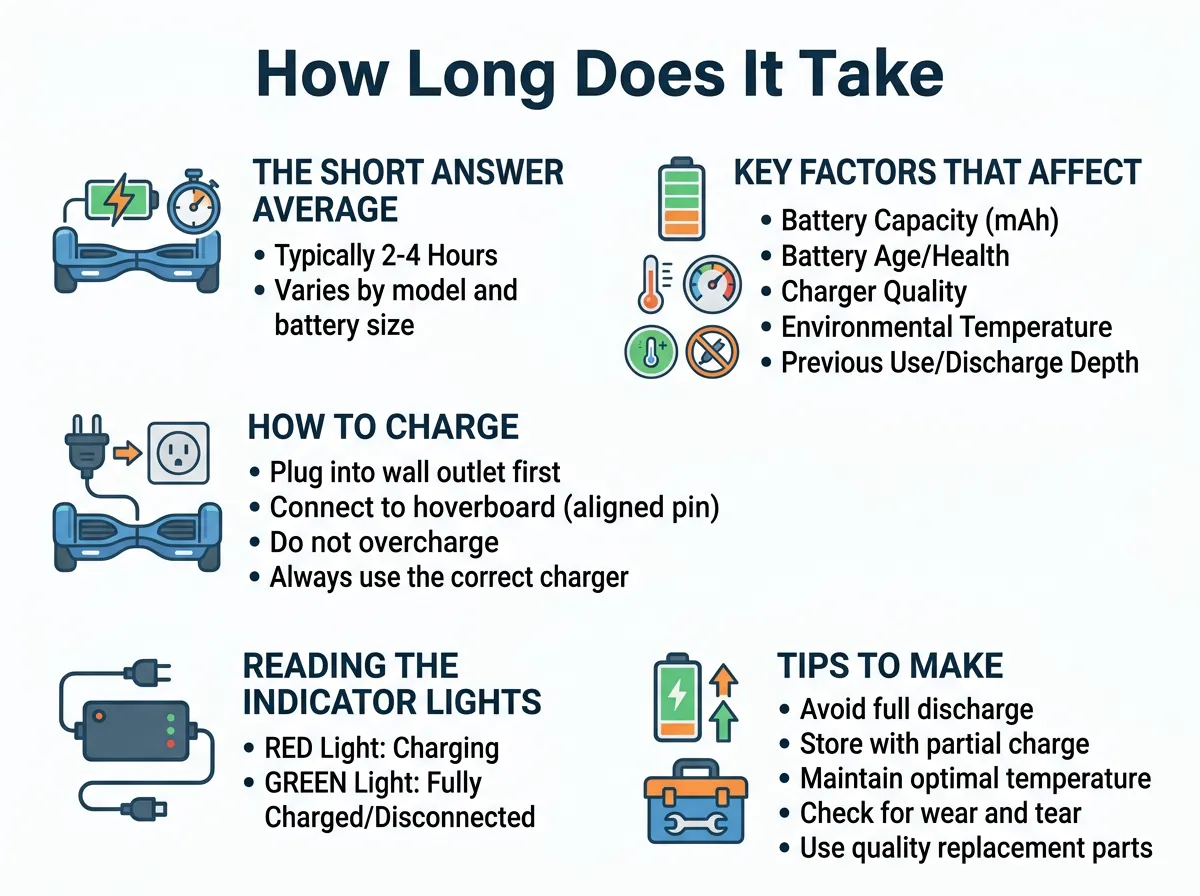 How Long Does It Take to Charge a Hoverboard?