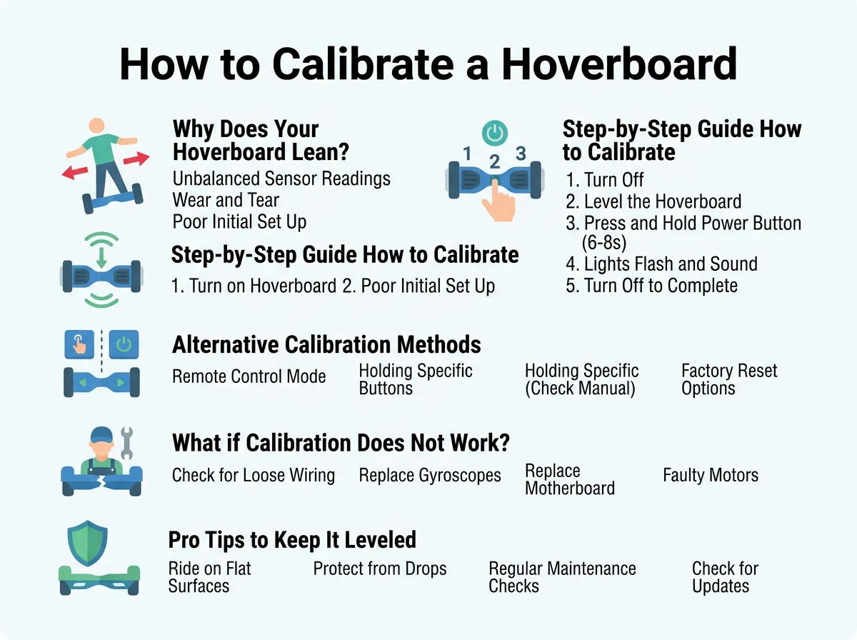 How to Calibrate a Hoverboard That Leans to One Side?