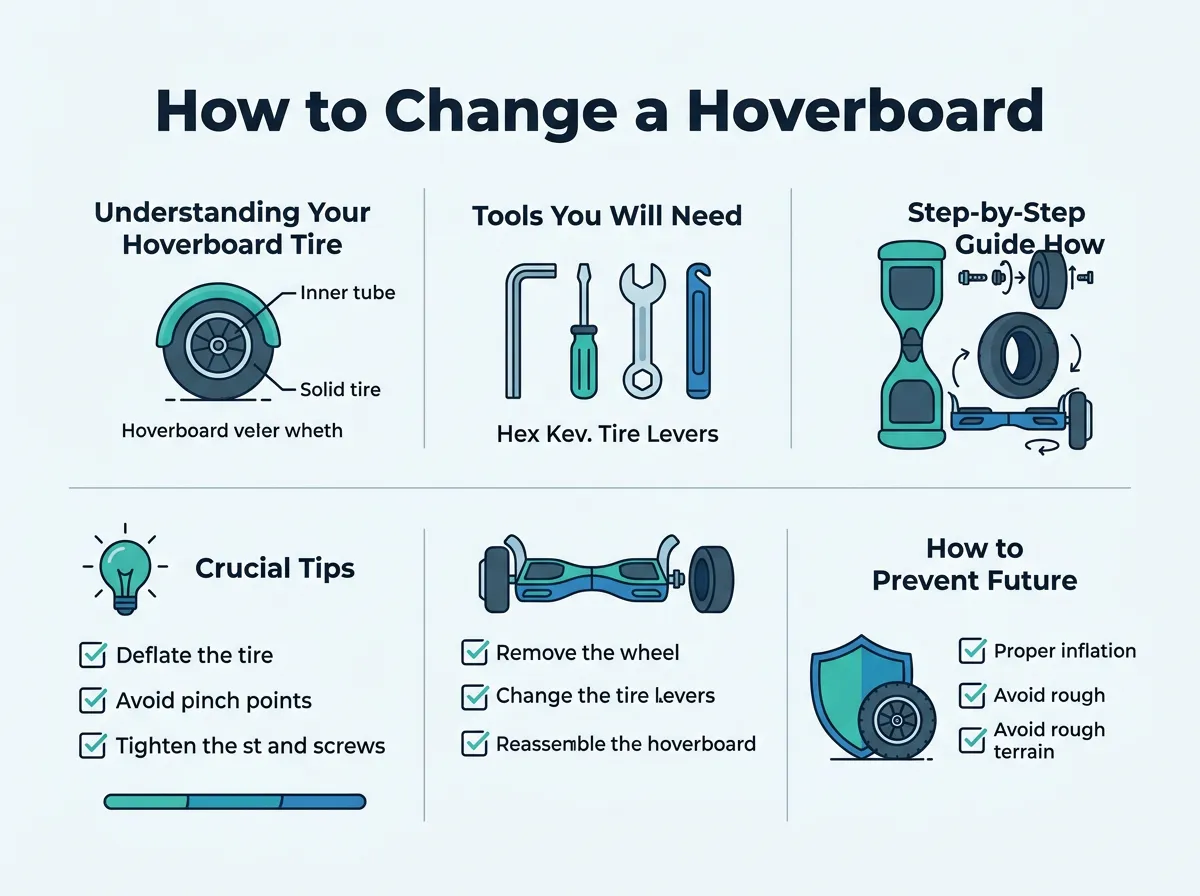 How to Change a Hoverboard Tire?