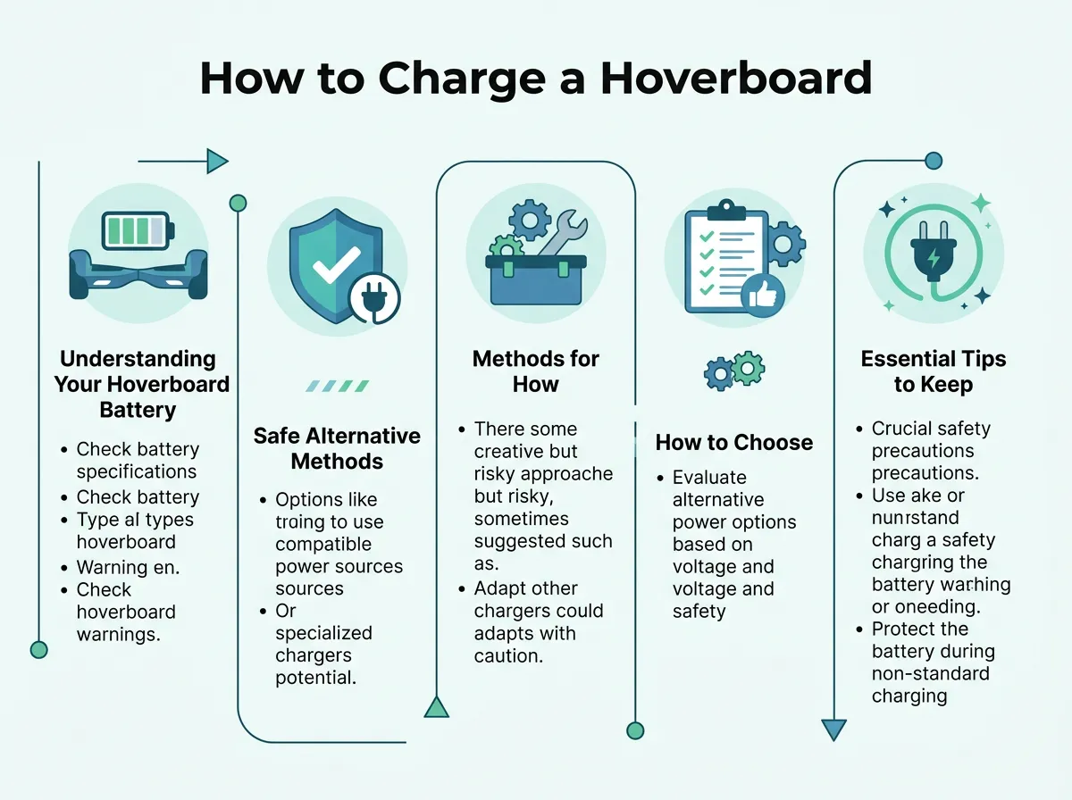 How to Charge a Hoverboard Without a Charger?