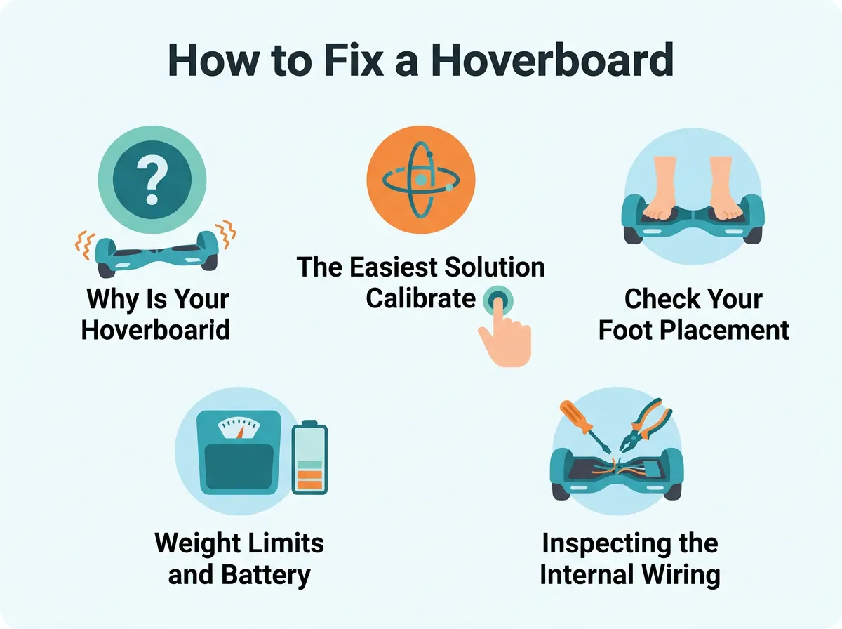 How to Fix a Hoverboard That Jerks While Riding?
