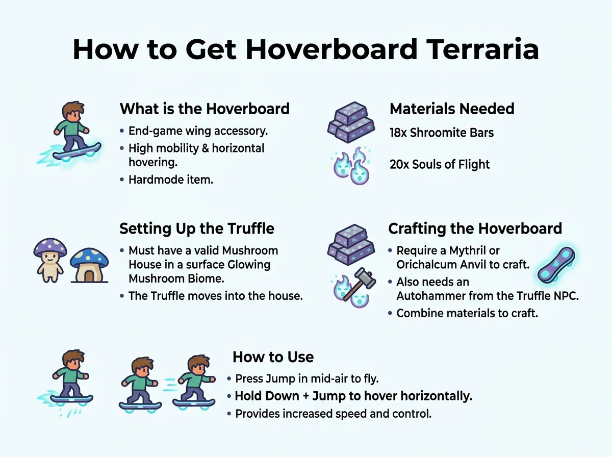 How to Get Hoverboard Terraria?