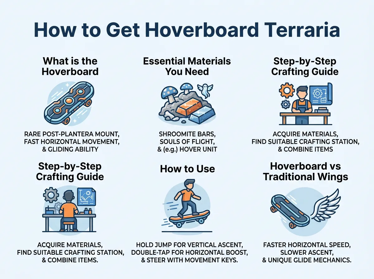 How to Get Hoverboard Terraria?