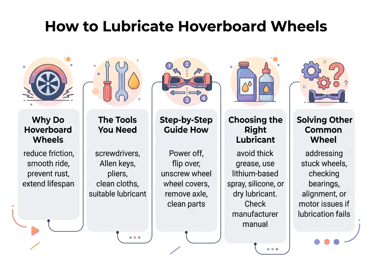 How to Lubricate Hoverboard Wheels?