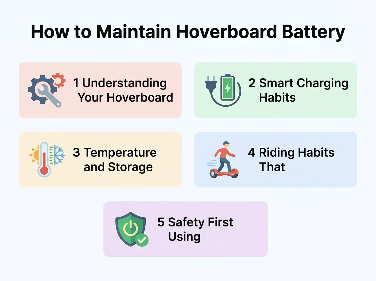 How to Maintain Hoverboard Battery Health?
