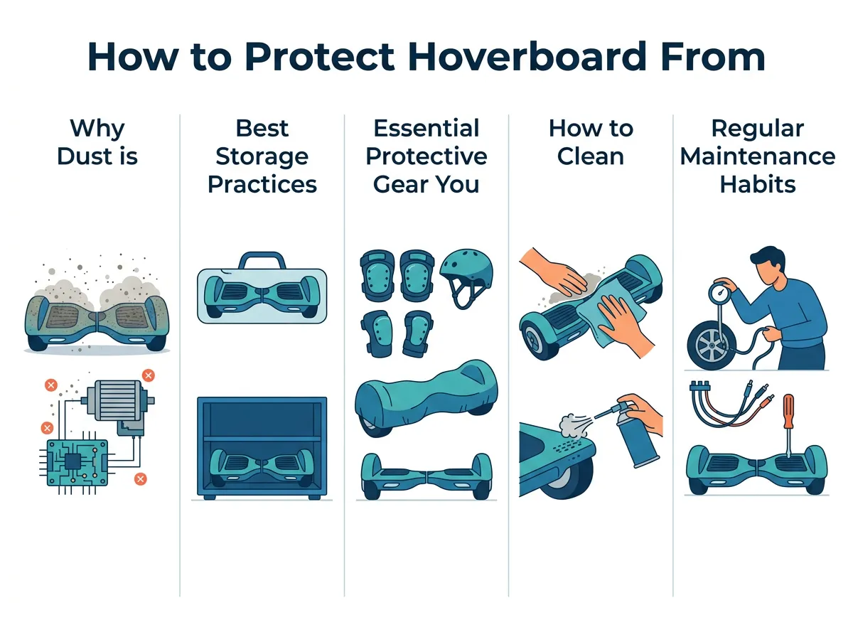 How to Protect Hoverboard From Dust?