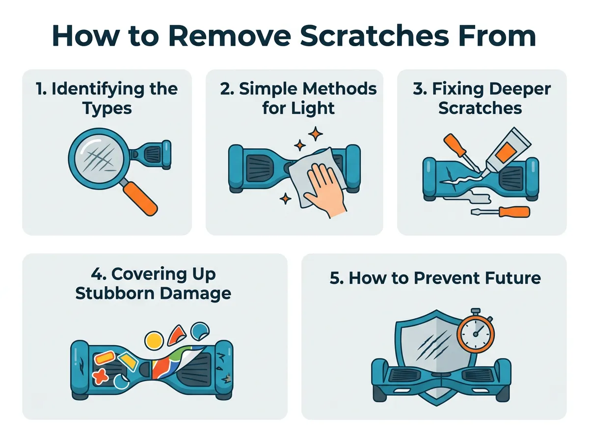 How to Remove Scratches From a Hoverboard?