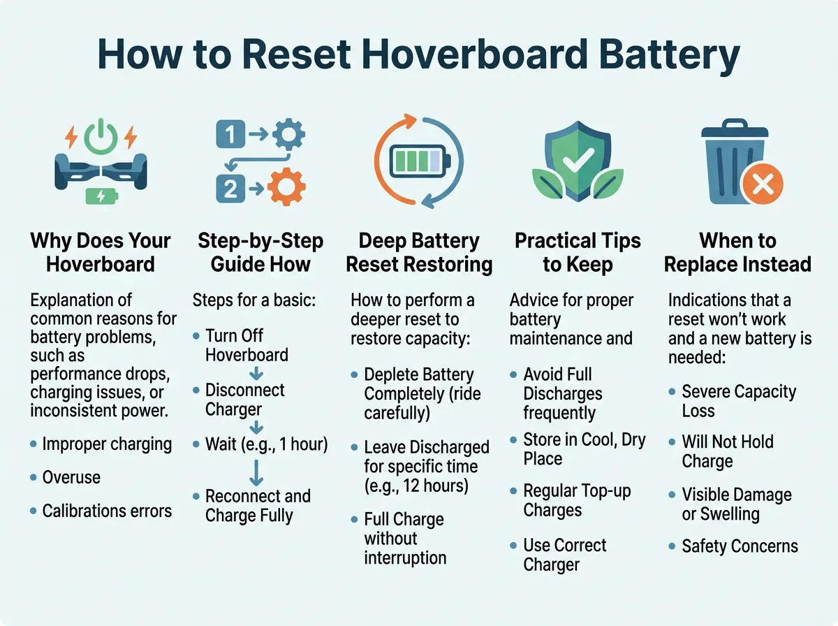 How to Reset Hoverboard Battery?