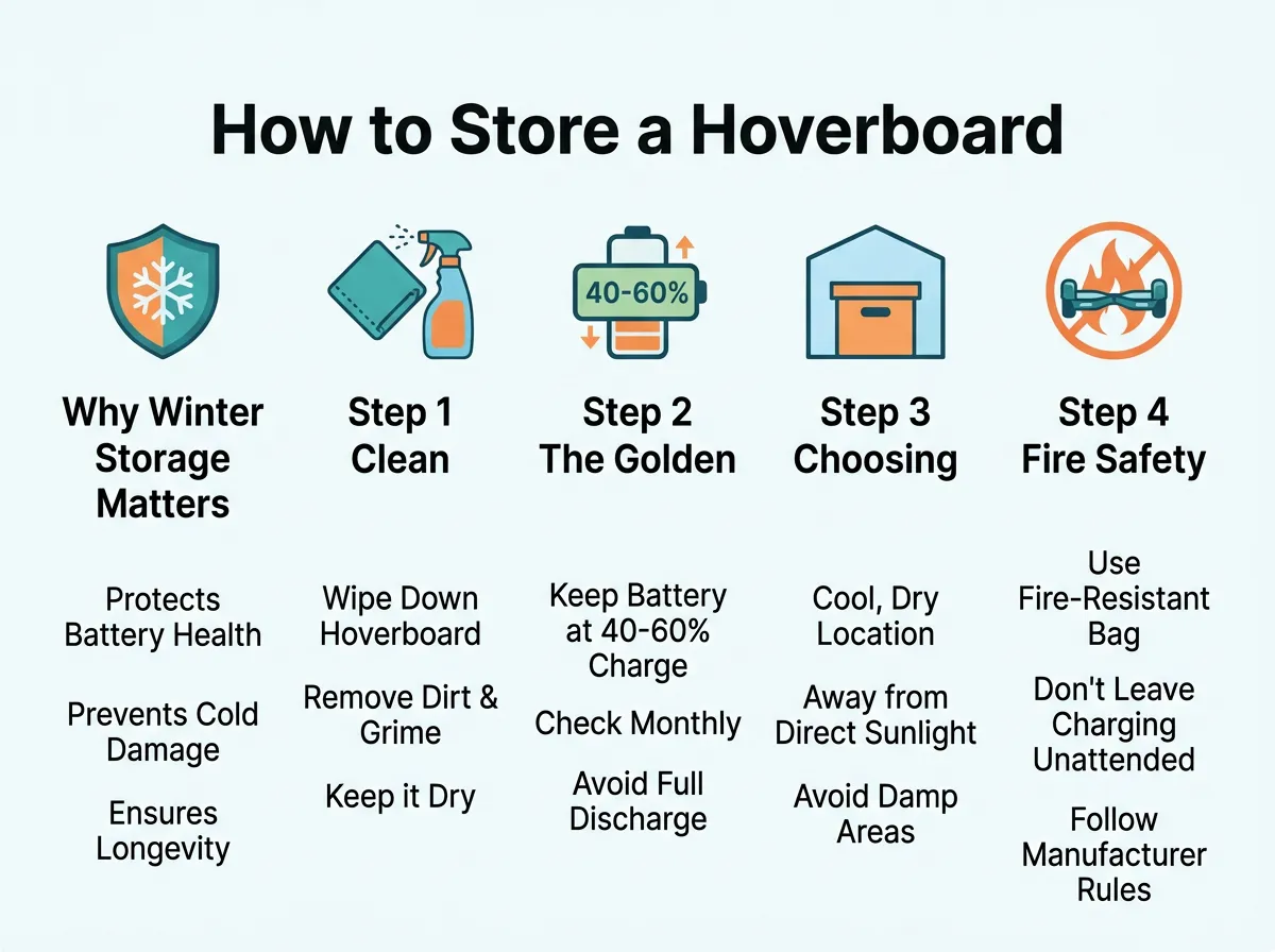 How to Store a Hoverboard for Winter?