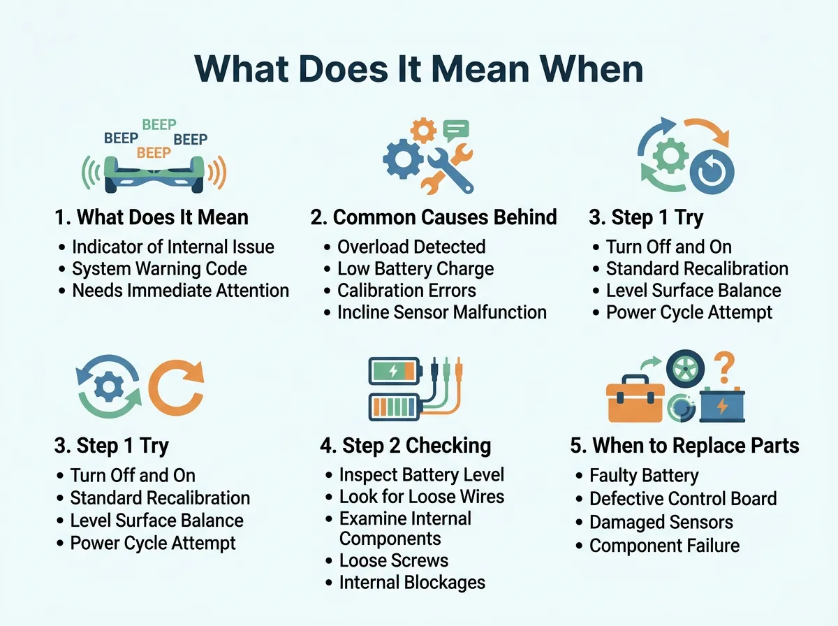 What Does It Mean When a Hoverboard Beeps 3 Times?