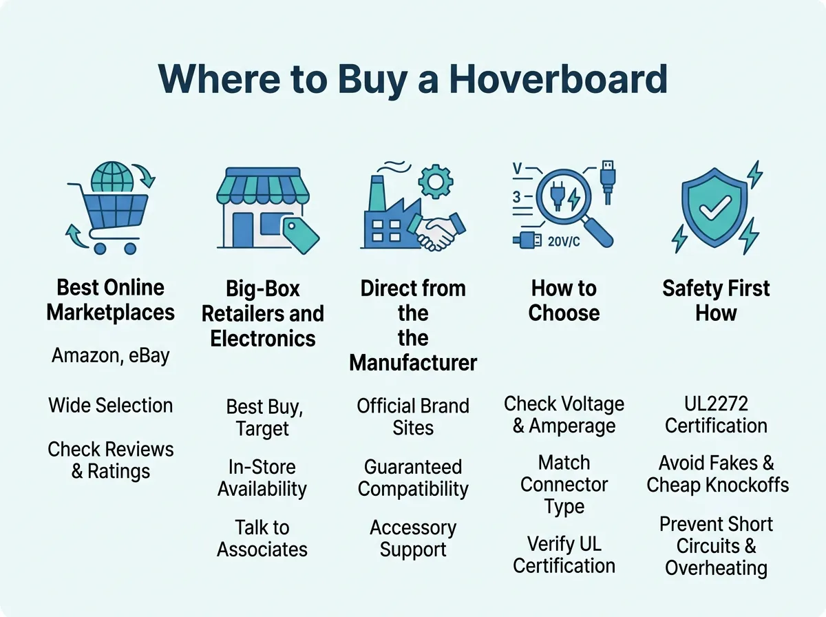 Where to Buy a Hoverboard Charger?