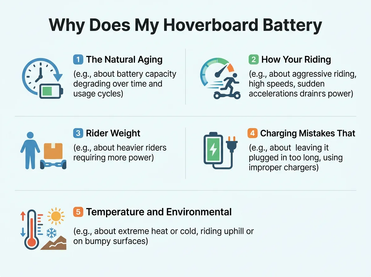 Why Does My Hoverboard Battery Drain So Fast?