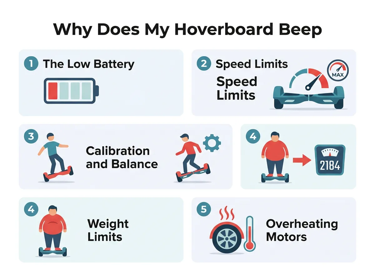 Why Does My Hoverboard Beep and Slow Down?