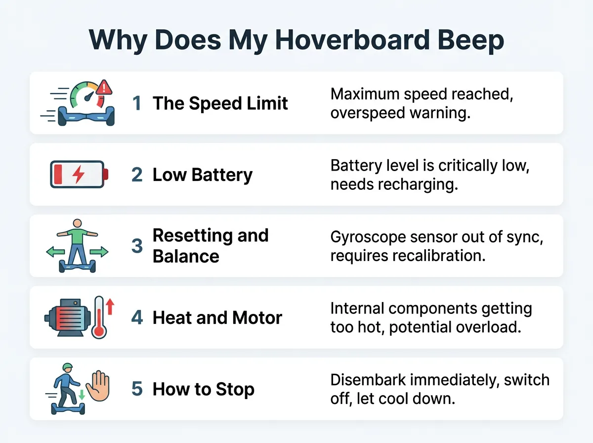 Why Does My Hoverboard Beep When I Go Fast?