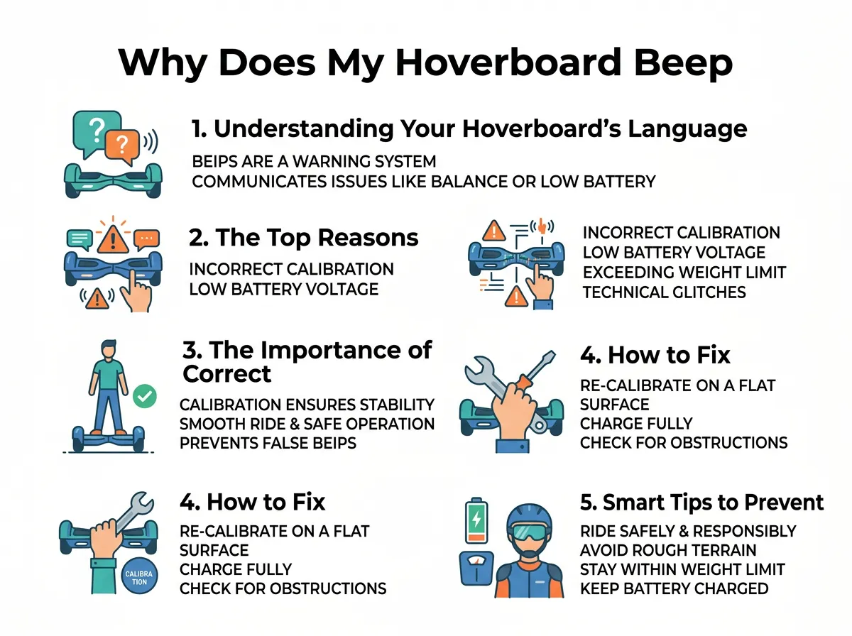 Why Does My Hoverboard Beep When I Step on It?
