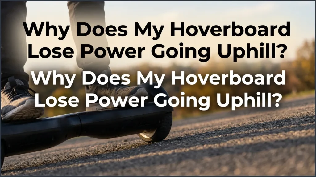 Why Does My Hoverboard Lose Power Going Uphill? Why Does My Hoverboard Lose Power Going Uphill?