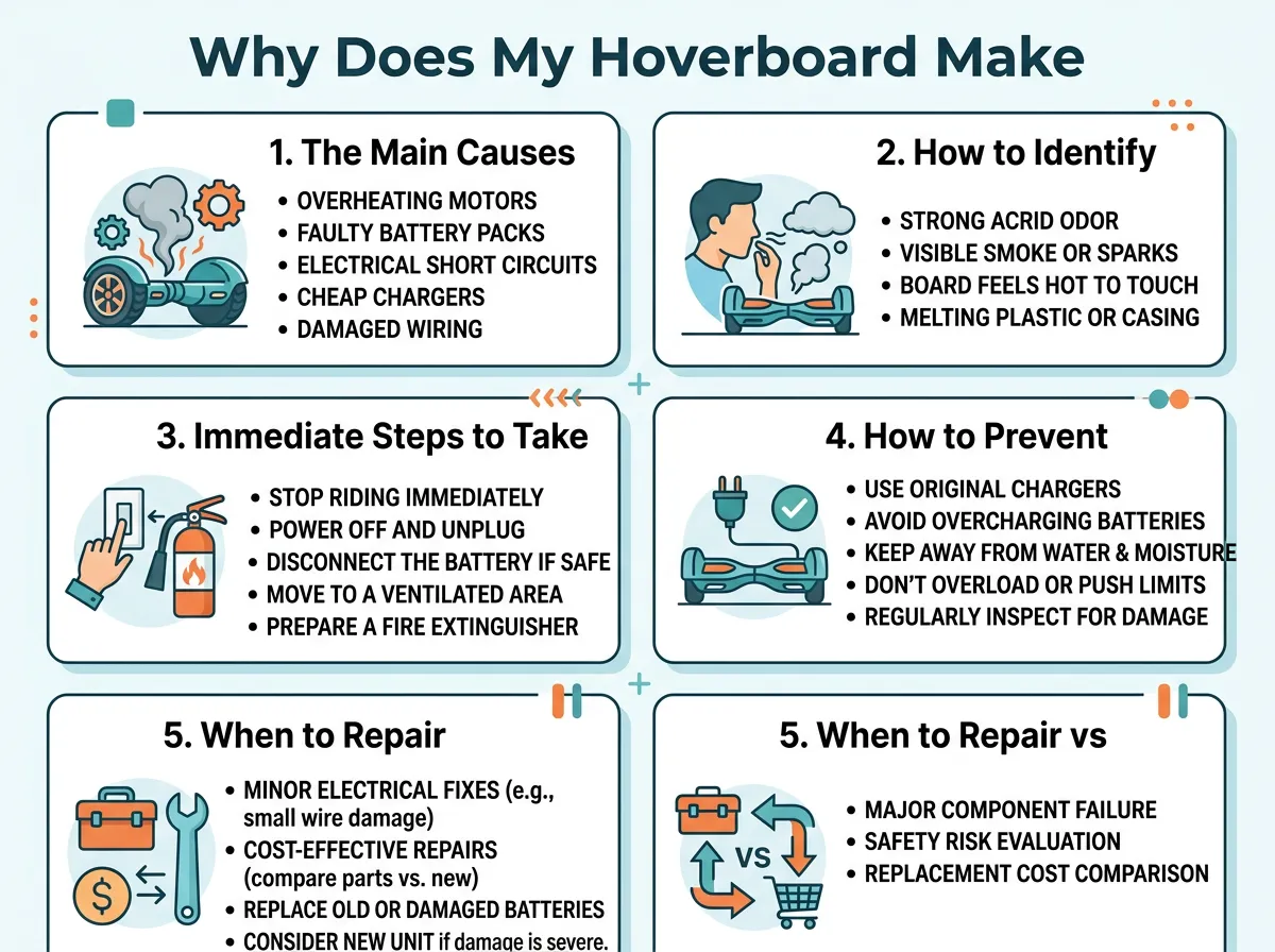 Why Does My Hoverboard Make a Burning Smell?