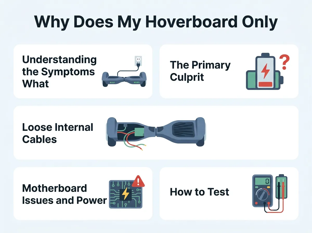 Why Does My Hoverboard Only Turn on When Plugged In?