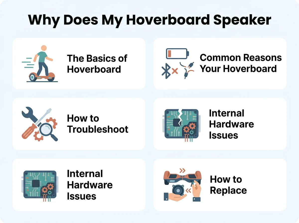 Why Does My Hoverboard Speaker Not Work?