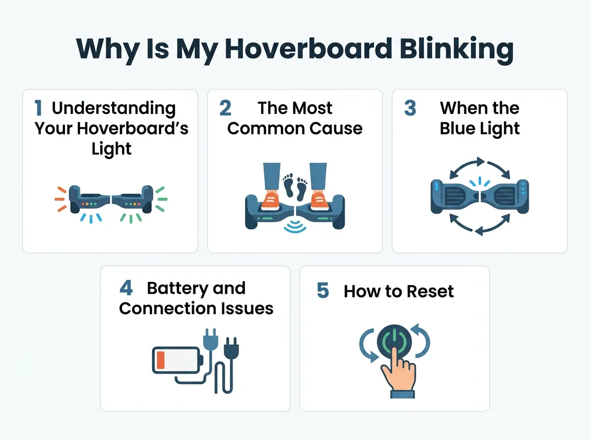 Why Is My Hoverboard Blinking Blue?