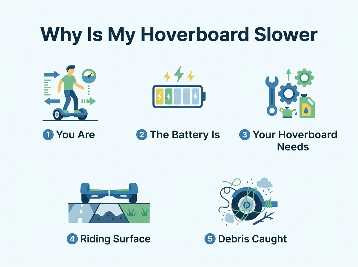 Why Is My Hoverboard Slower Than Usual?