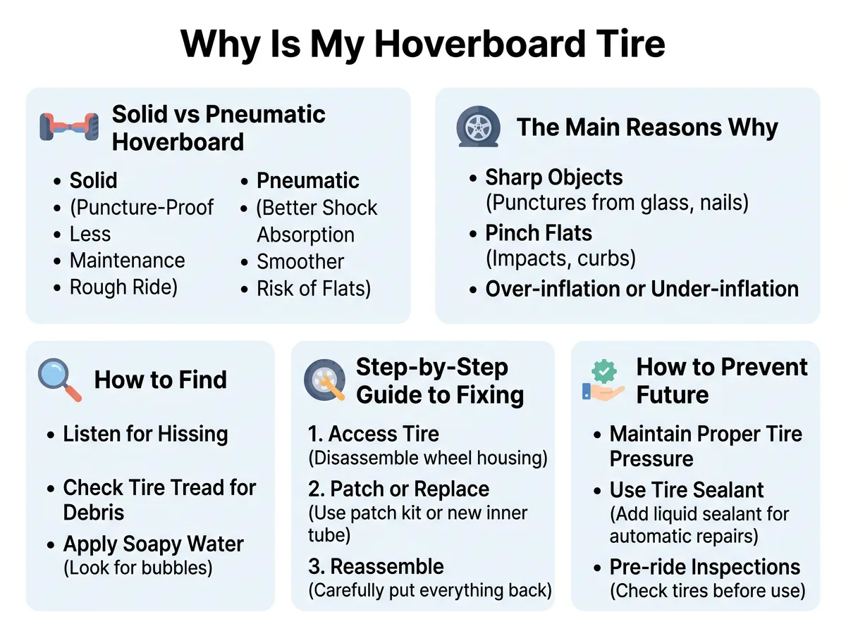 Why Is My Hoverboard Tire Flat?
