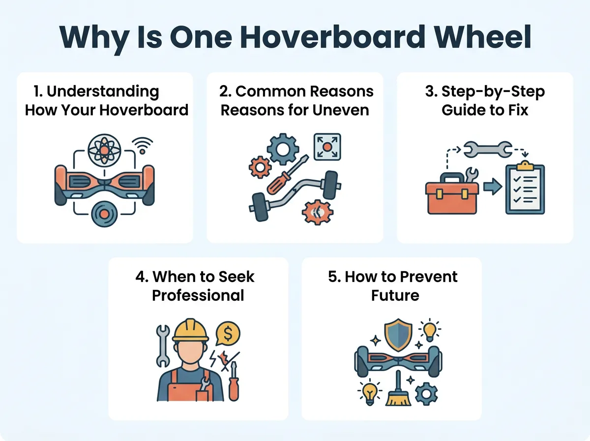 Why Is One Hoverboard Wheel Faster Than the Other?