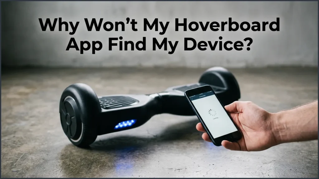 Why Won't My Hoverboard App Find My Device?