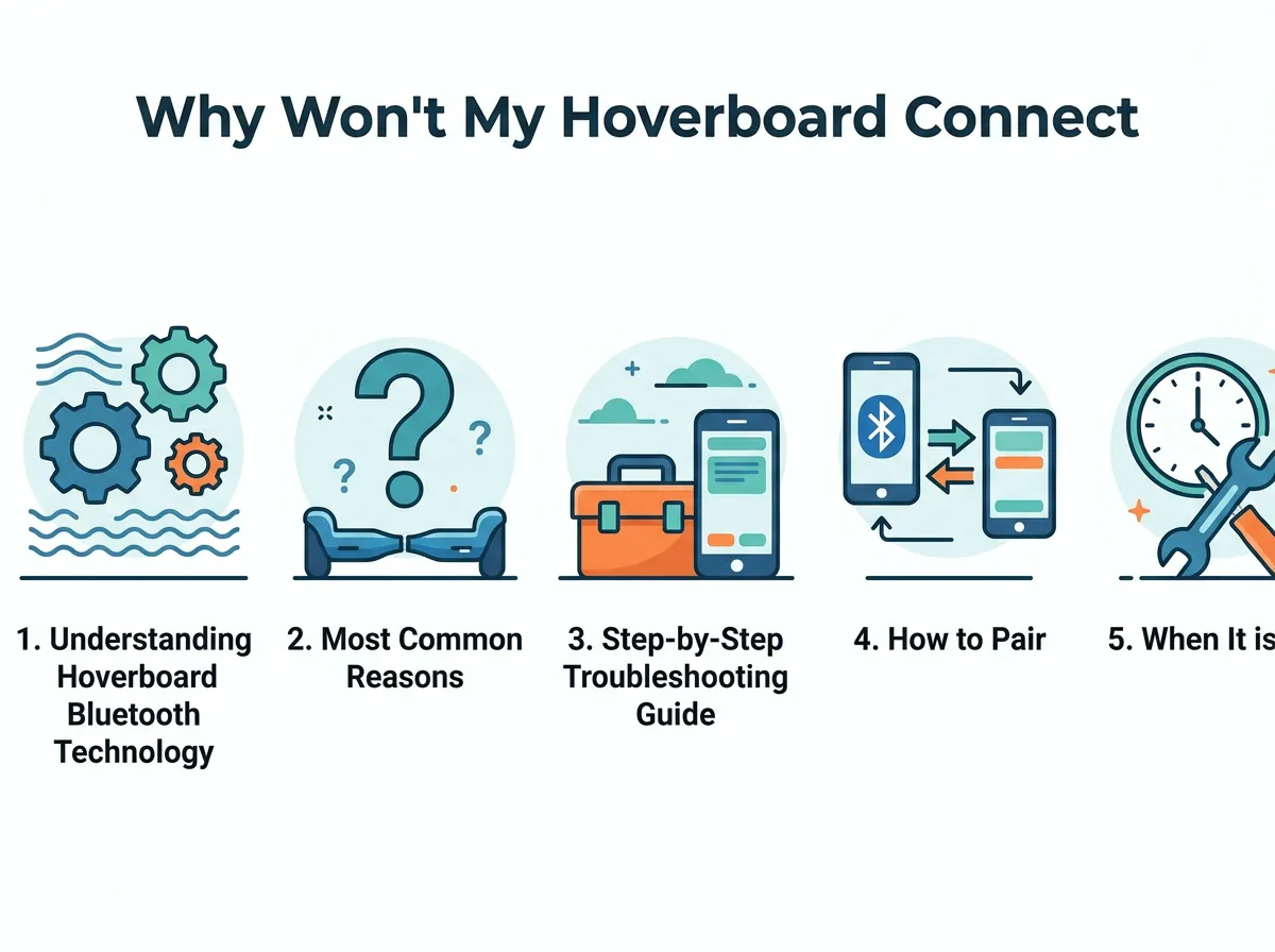 Why Won't My Hoverboard Connect to Bluetooth?